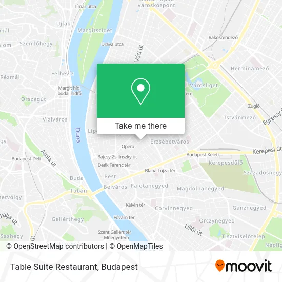 Table Suite Restaurant map