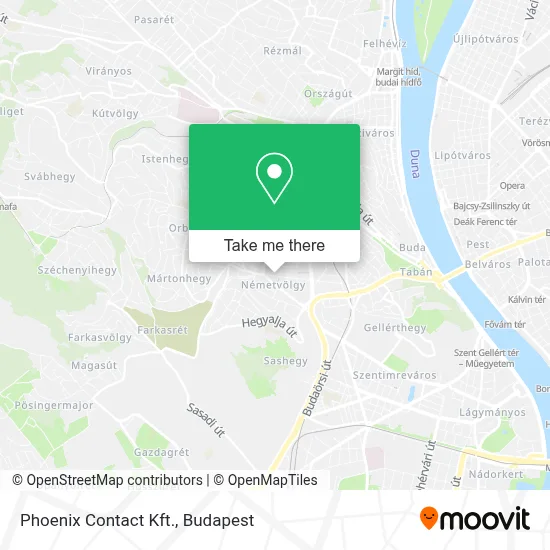 Phoenix Contact Kft. map