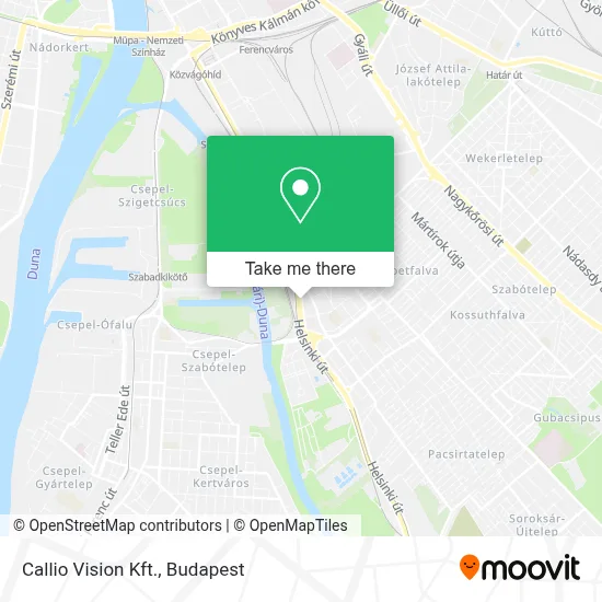 Callio Vision Kft. map