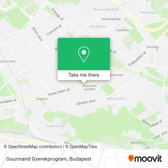 Gourmand Gyerekprogram map