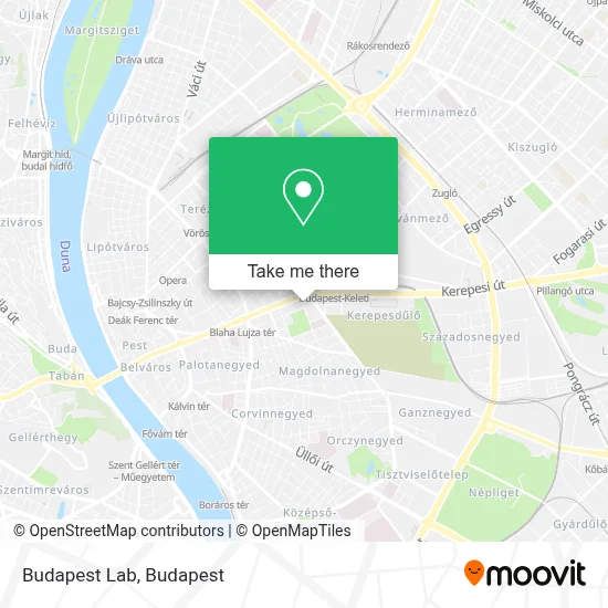 Budapest Lab map