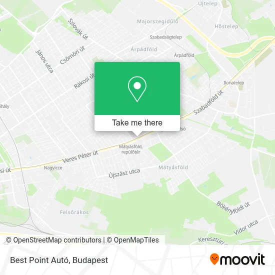 Best Point Autó map