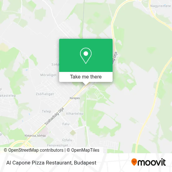 Al Capone Pizza Restaurant map