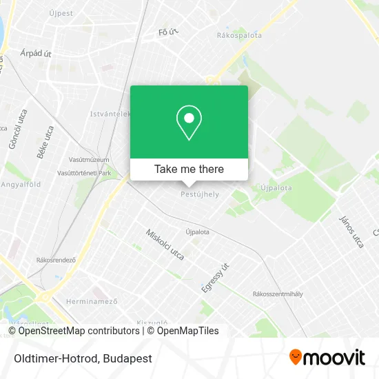 Oldtimer-Hotrod map