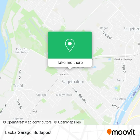 Lacka Garage map