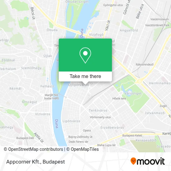 Appcorner Kft. map