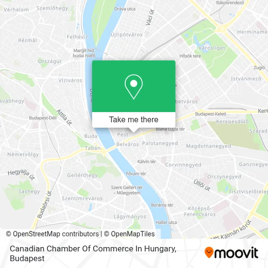 Canadian Chamber Of Commerce In Hungary map