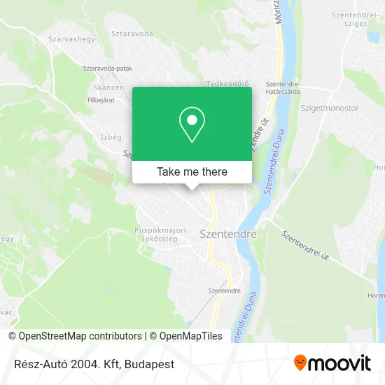 Rész-Autó 2004. Kft map