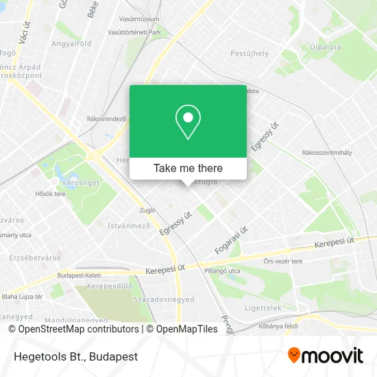 Hegetools Bt. map