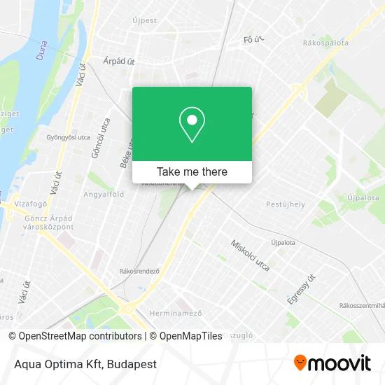 Aqua Optima Kft map