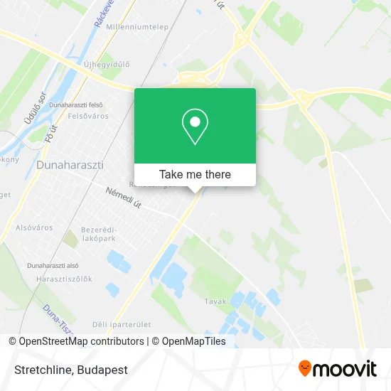 Stretchline map