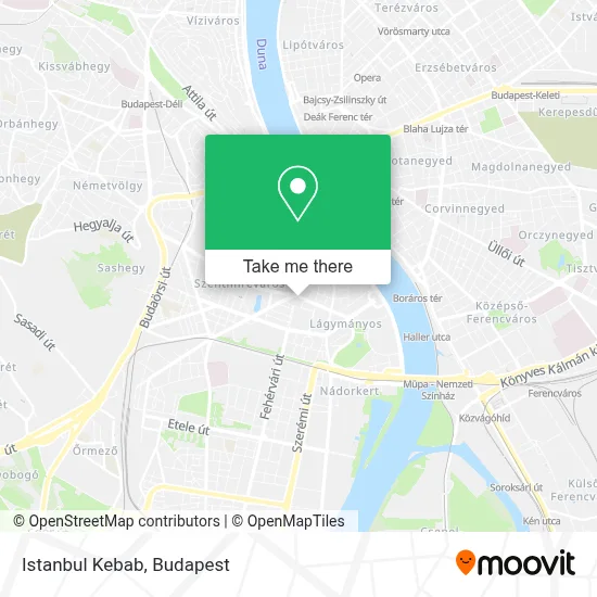 Istanbul Kebab map