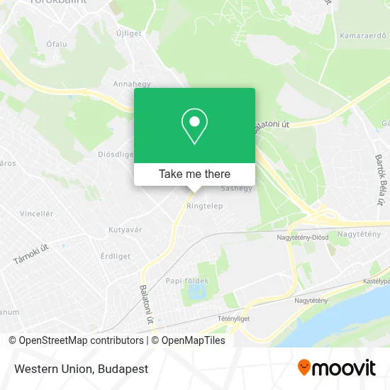 Western Union map