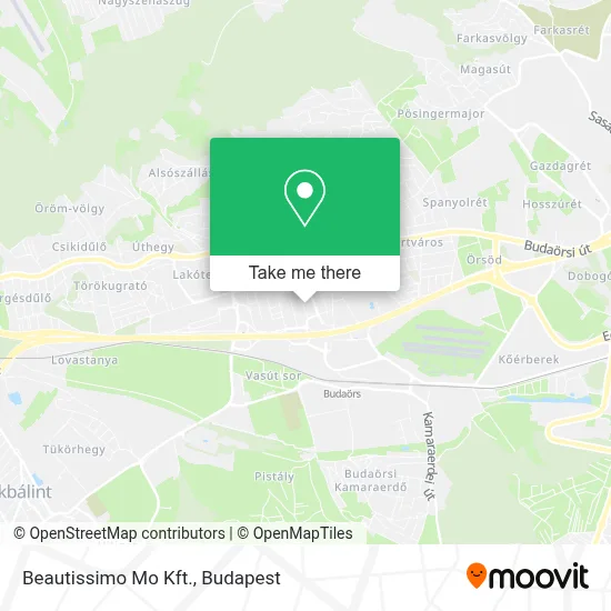 Beautissimo Mo Kft. map
