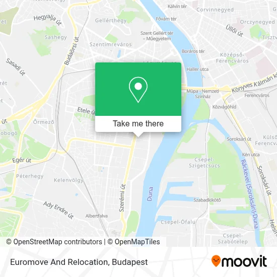 Euromove And Relocation map