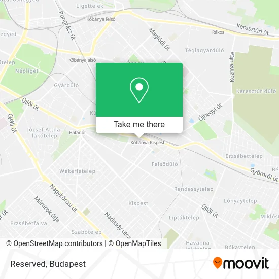 Reserved map