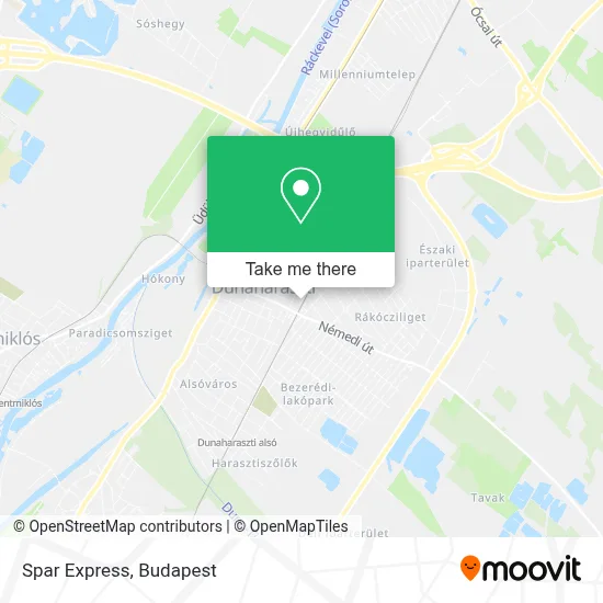 Spar Express map