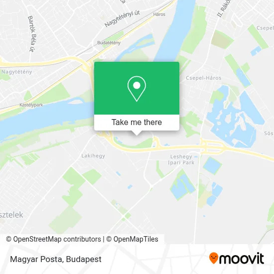 Magyar Posta map