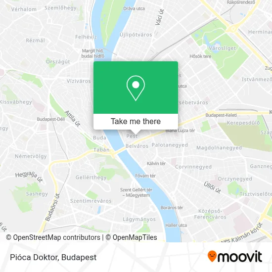 Pióca Doktor map