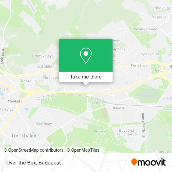 Over the Box map