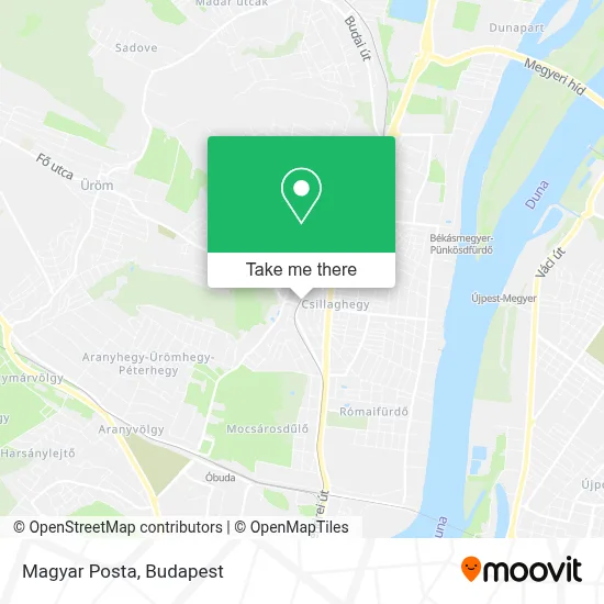 Magyar Posta map