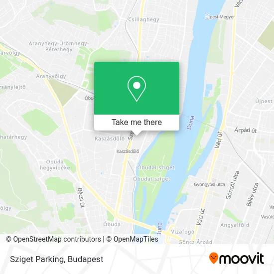 Sziget Parking map