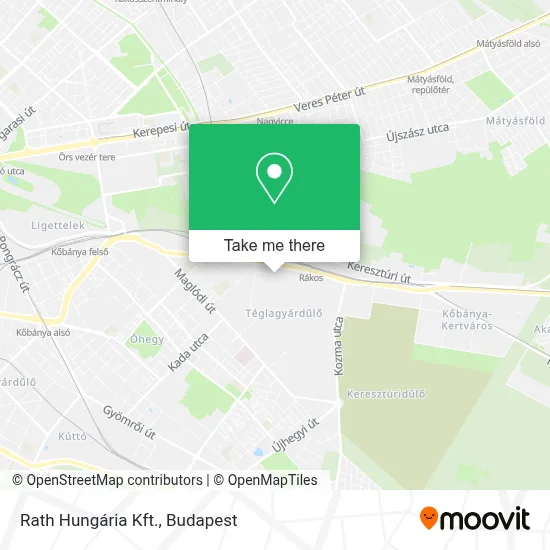 Rath Hungária Kft. map
