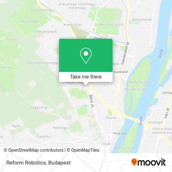 Reform Robotics map
