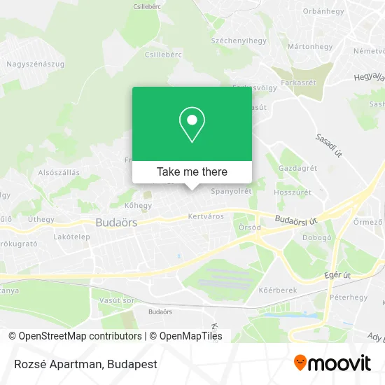 Rozsé Apartman map