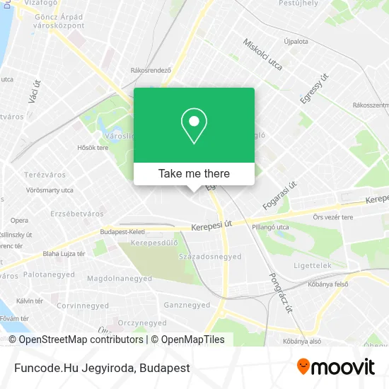 Funcode.Hu Jegyiroda map