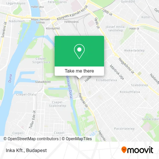 Inka Kft. map