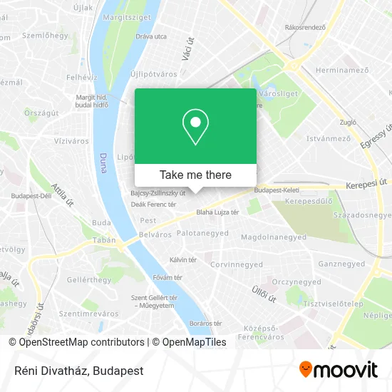 Réni Divatház map
