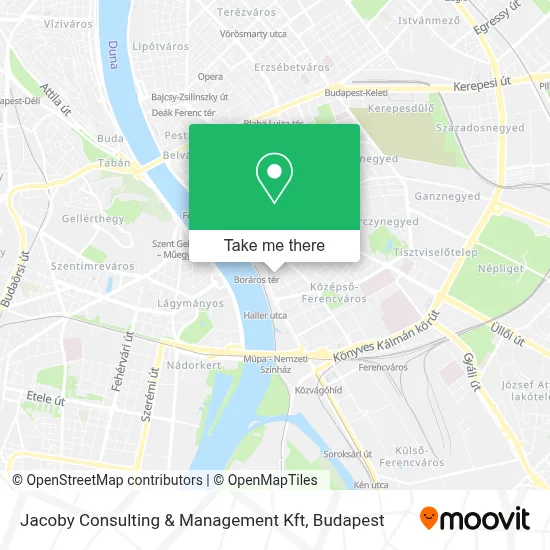 Jacoby Consulting & Management Kft map