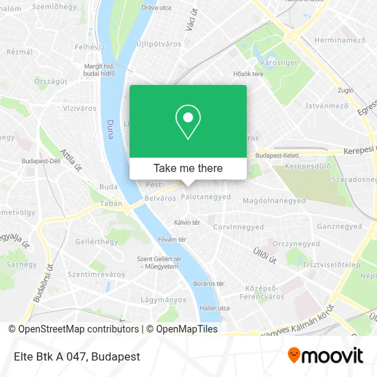 Elte Btk A 047 map
