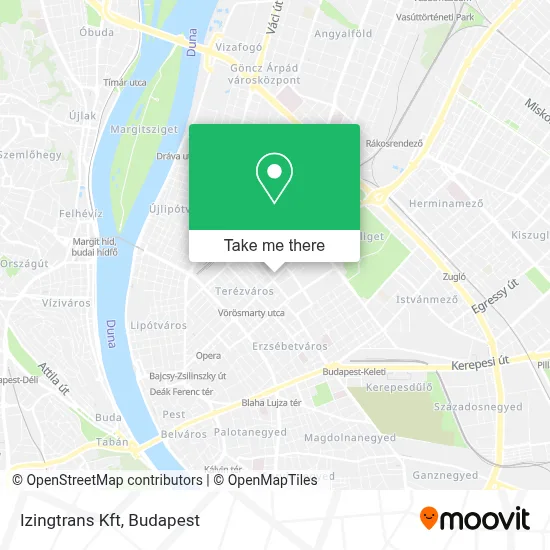 Izingtrans Kft map