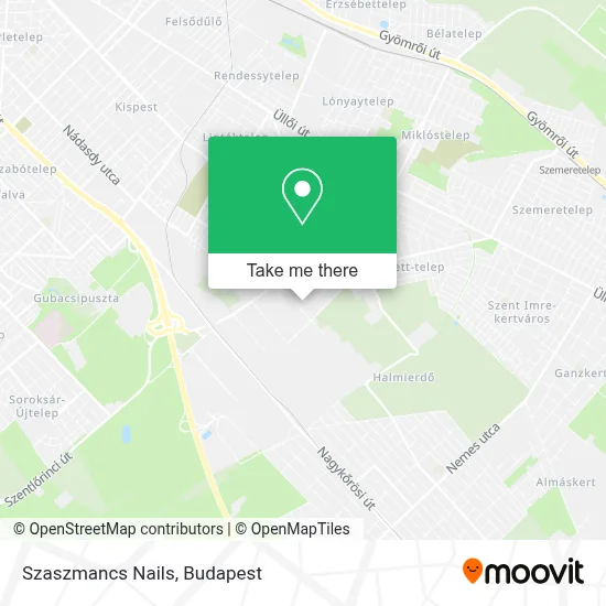 Szaszmancs Nails map