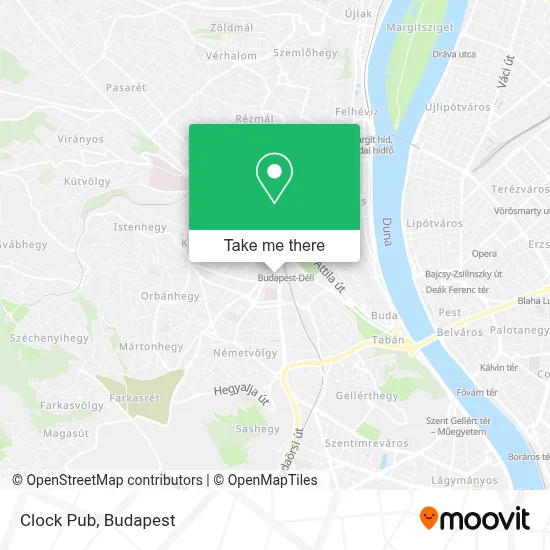 Clock Pub map