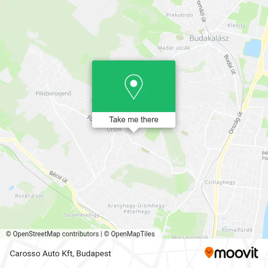 Carosso Auto Kft map