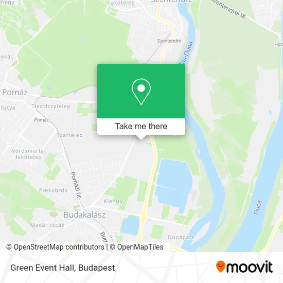 Green Event Hall map
