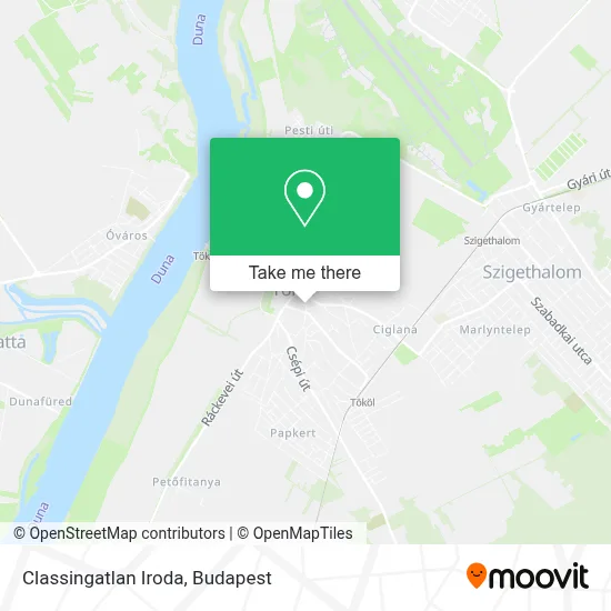 Classingatlan Iroda map