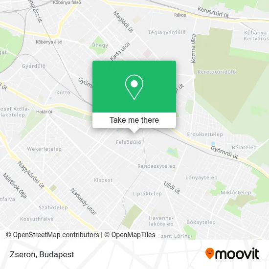 Zseron map