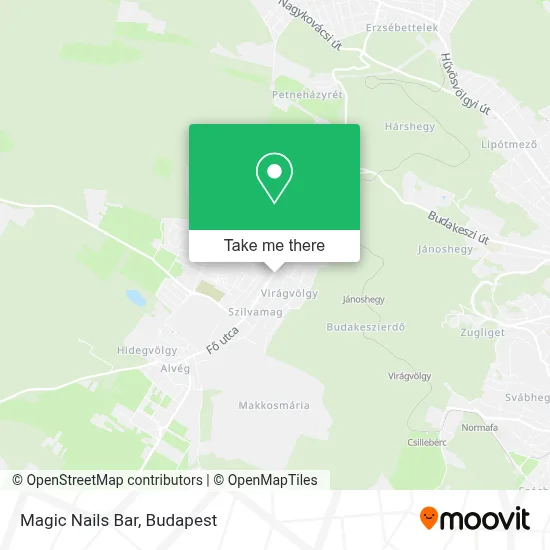 Magic Nails Bar map