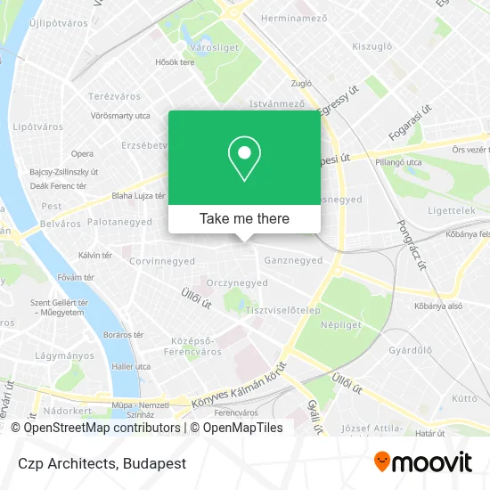 Czp Architects map