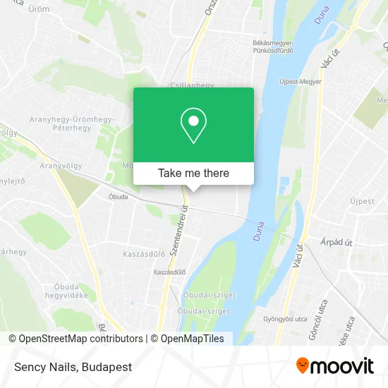 Sency Nails map