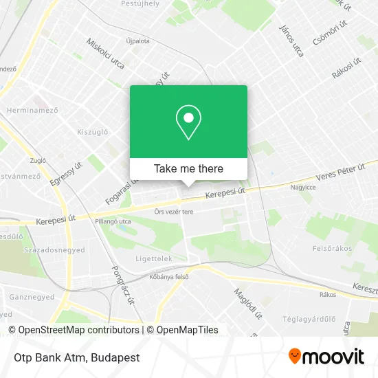 Otp Bank Atm map