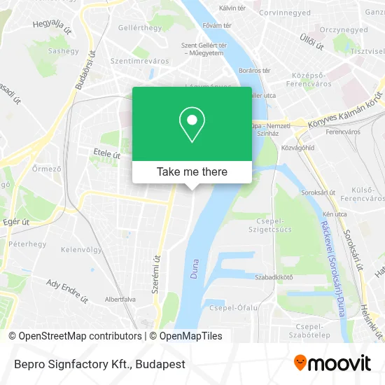 Bepro Signfactory Kft. map