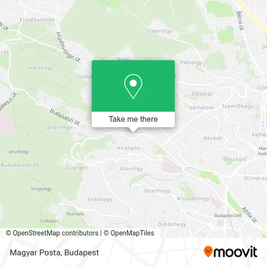 Magyar Posta map