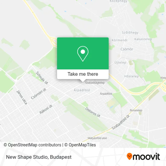 New Shape Studio map