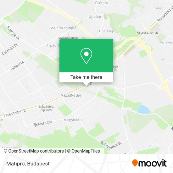 Matipro map
