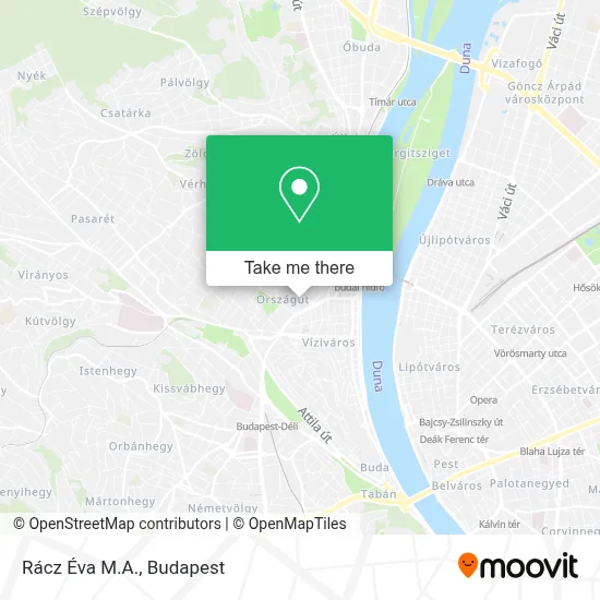 Rácz Éva M.A. map